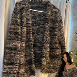 Women's Multicolor Striped Sweater